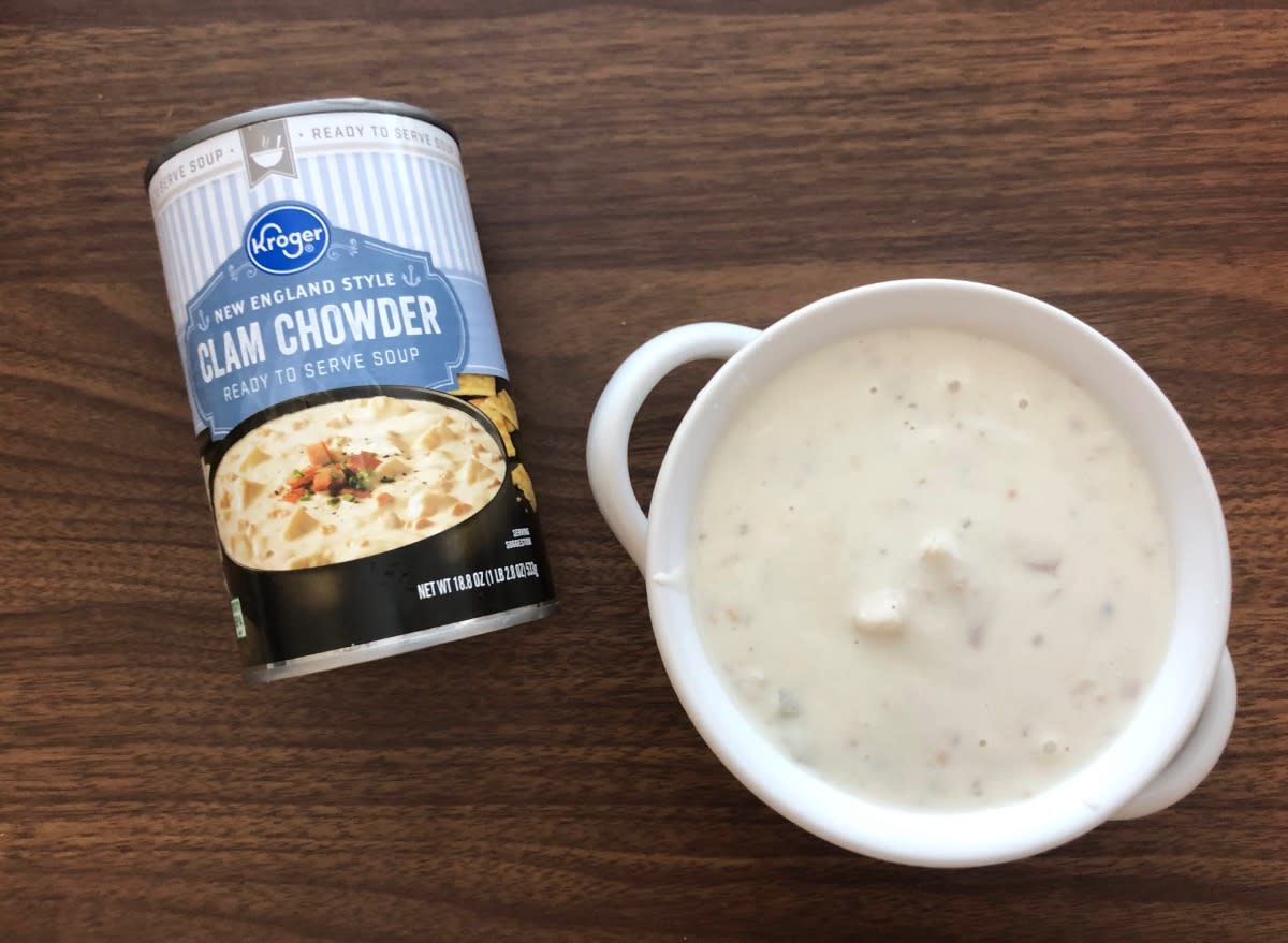 kroger clam chowder