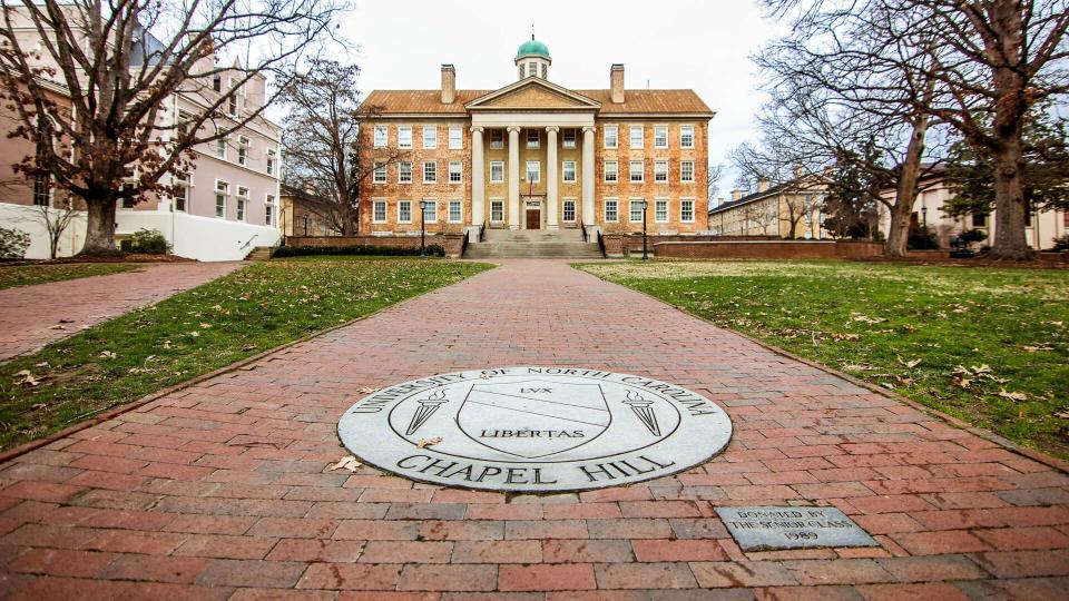 South Building on the campus of UNC-Chapel Hill.