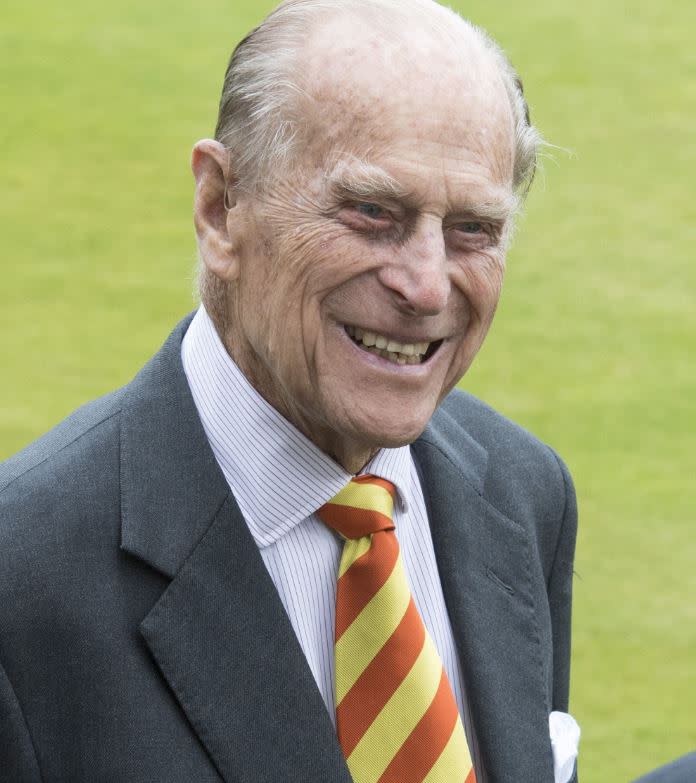 Prince Philip pictured opening the new Warner Stand at Lord's Cricket Ground yesterday, May 3 (Rex) 