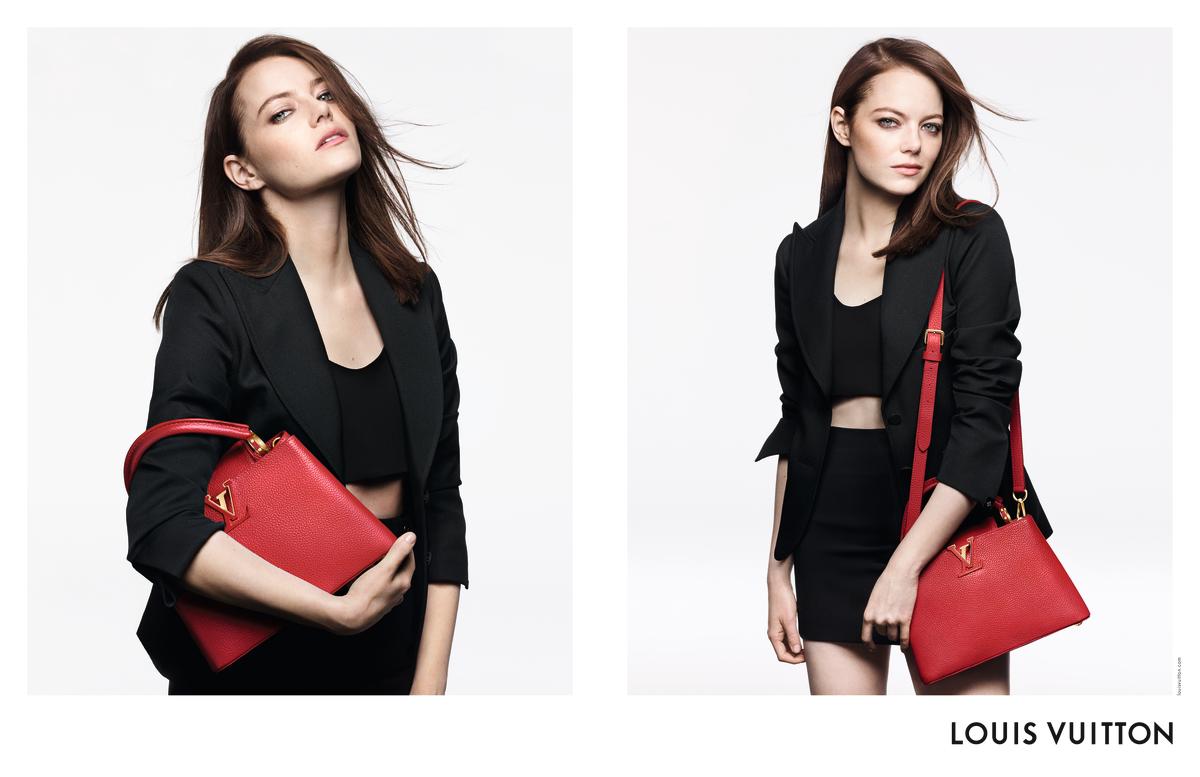 Emma Stone's First Louis Vuitton Campaign - Emma Models Prefall