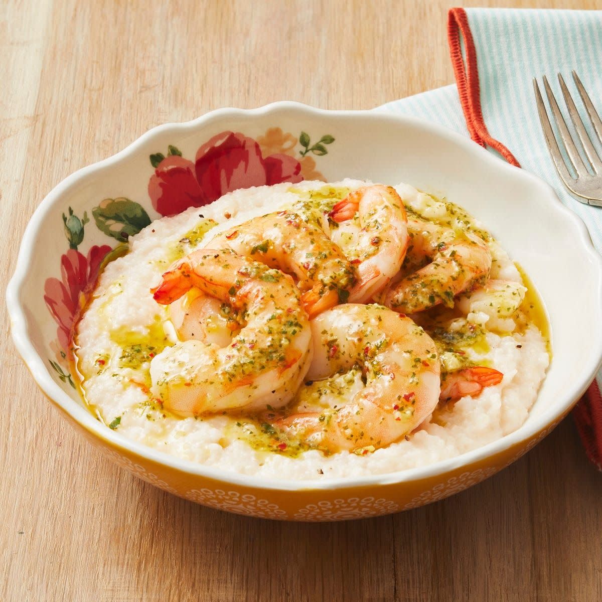 lemon garlic shrimp and grits