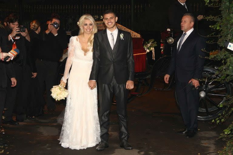 En mayo de 2014 Wanda Nara y Mauro Icardi hicieron una fiesta para 200 personas 