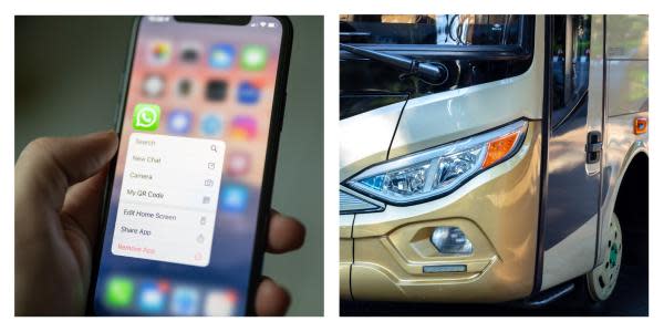 Chofer de un autobús crea un grupo de Whatsapp con sus pasajeros  