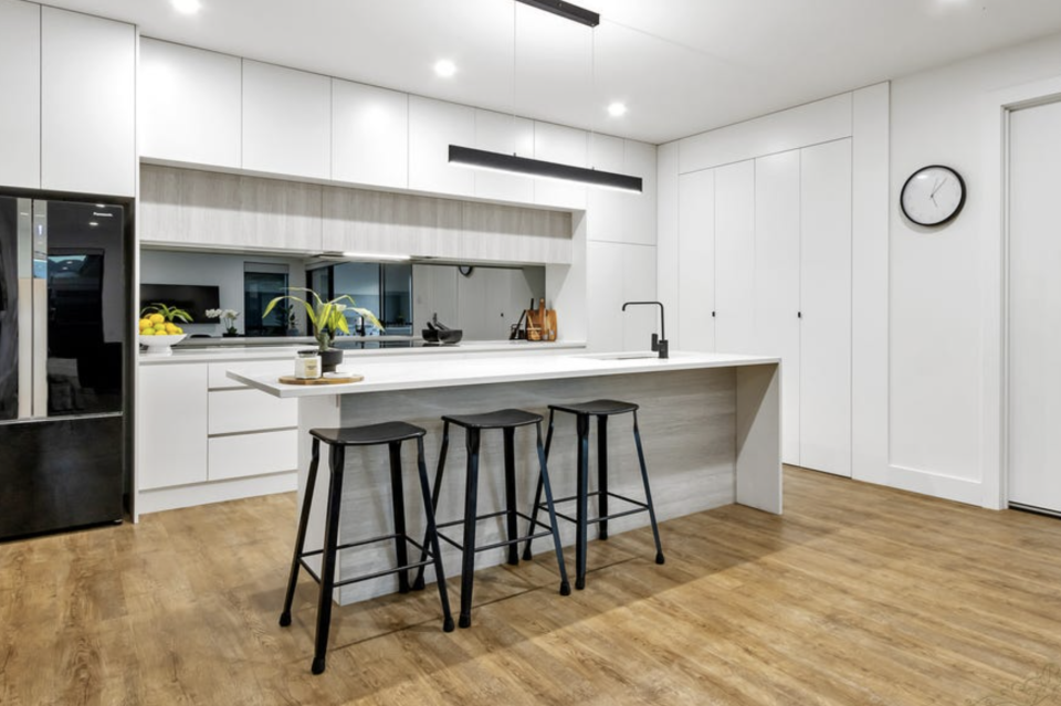 Kitchen inside the home located at 13 Warren Avenue