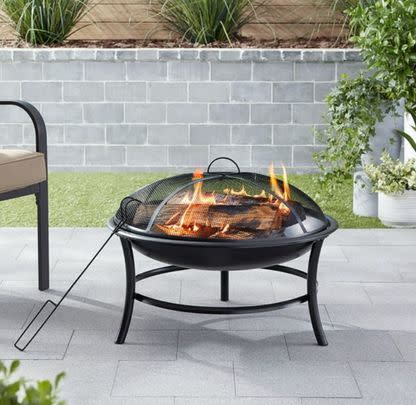 A metal fire pit (20% off)