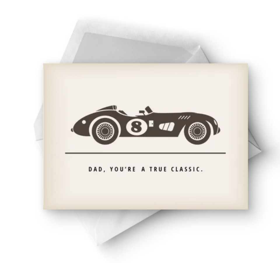 printable fathers day cards dad you're a true classic card