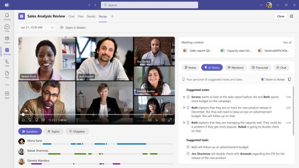 結合GPT-3.5人工智慧技術，微軟推出每月10美元訂閱的Microsoft Teams Premium服務