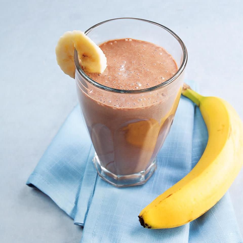 Banana-Cocoa Soy Smoothie