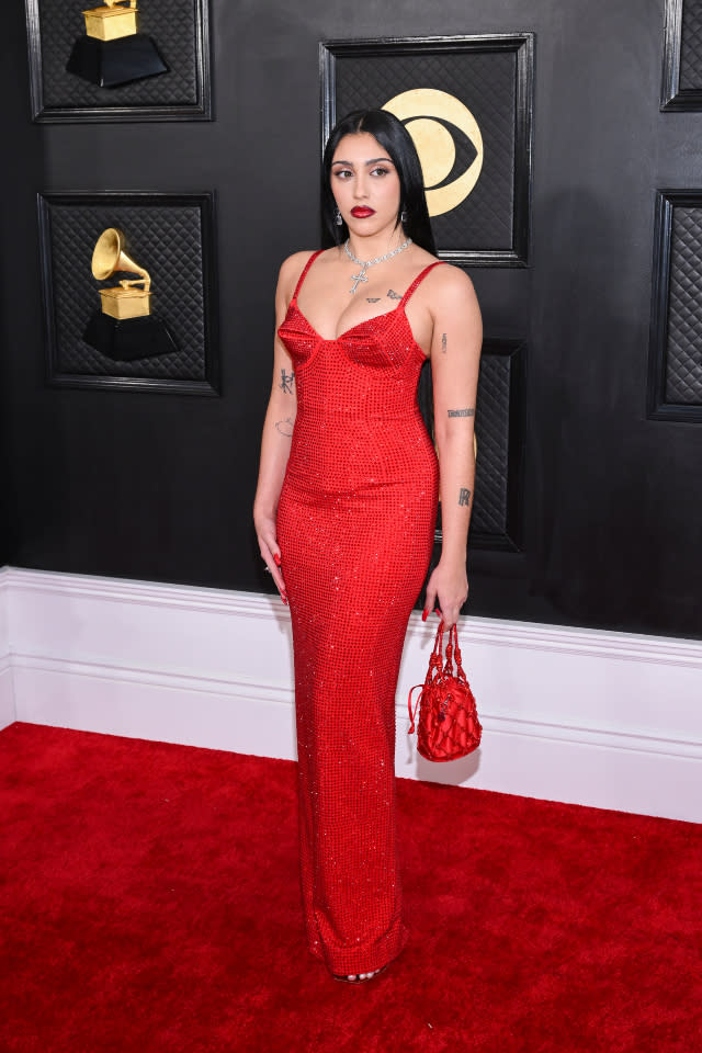 Lourdes Leon at the 65th Annual GRAMMY Awards held at Crypto.com Arena on February 5, 2023 in Los Angeles, California.