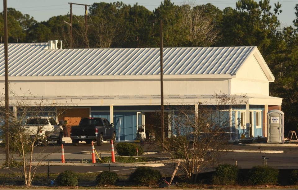 A new business development is almost complete behind the Dollar Tree at 402 Alston Boulevard in Surf City.