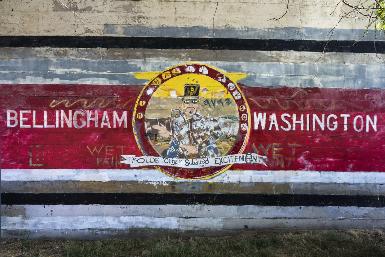 BELLINGHAM, WASHINGTON, UNITED STATES - 2018/07/14: Wall mural, Bellingham, Washington State, USA. (Photo by John Greim/LightRocket via Getty Images)