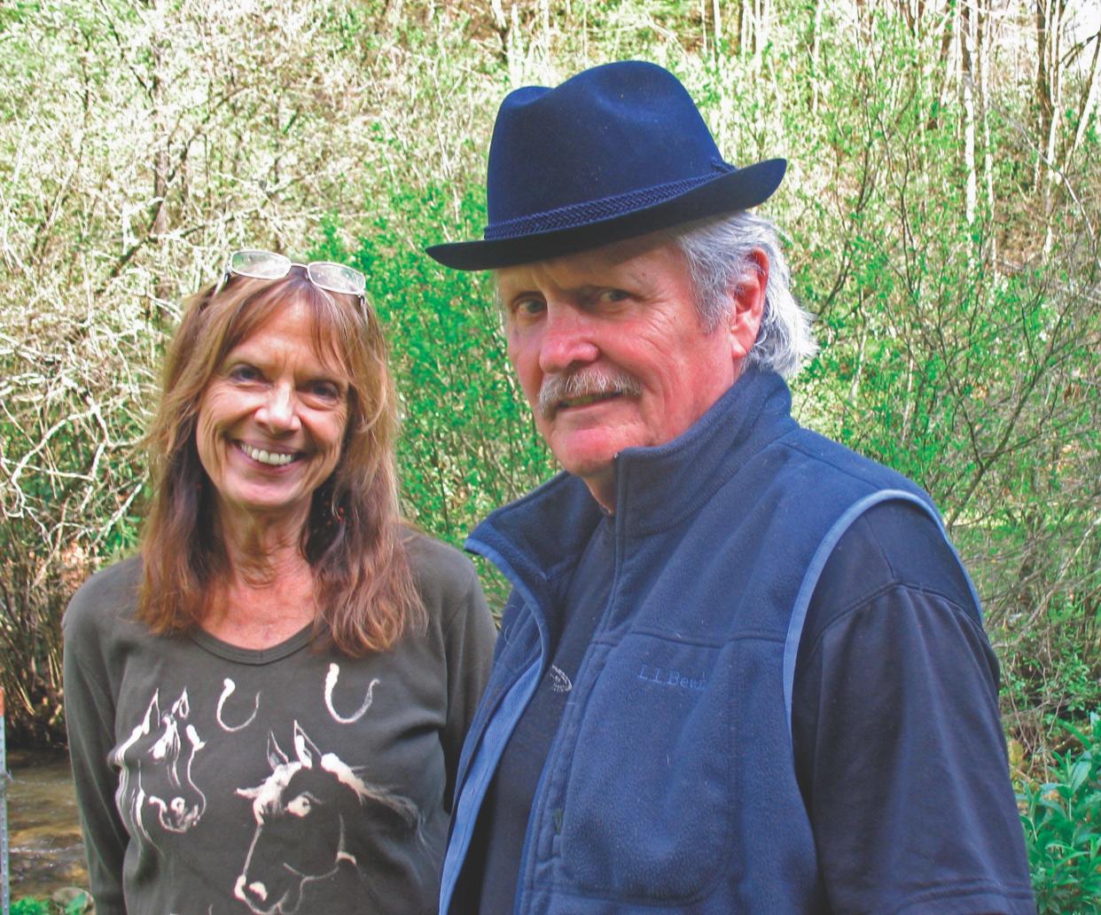 Elizabeth and George Ellison in 2017, around the time of Elizabeth’s "Spirit of Place" art exhibition.
