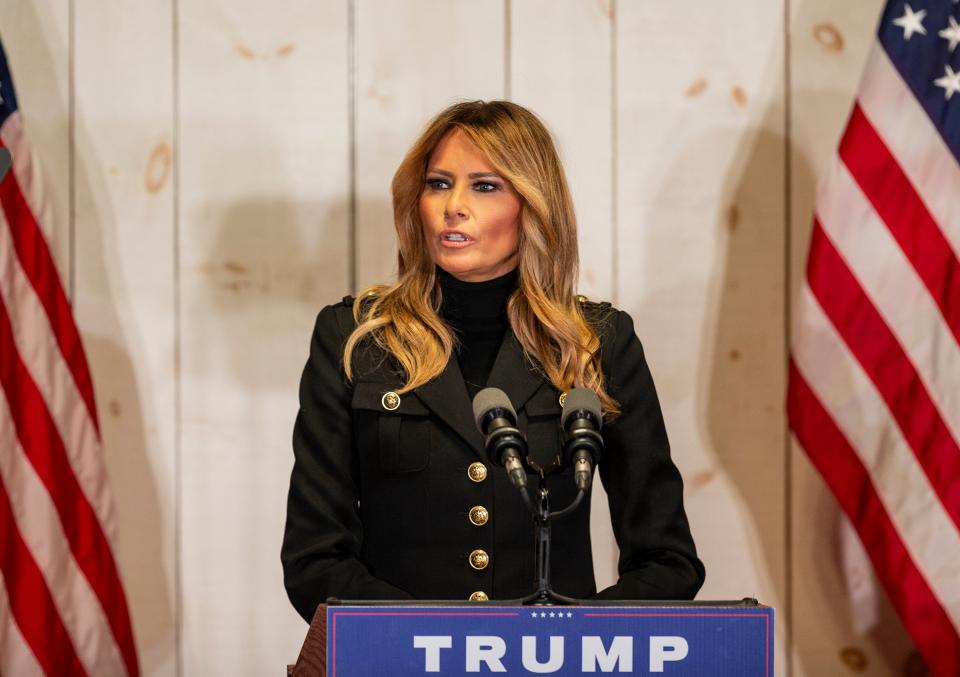 <p>Melania Trump campaigning on 31 October in Pennsylvania</p>Pacific Press/LightRocket via Getty Images