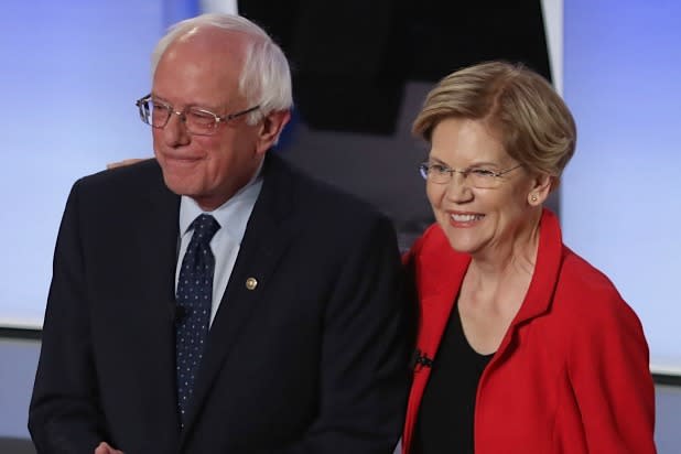 Presidential Debate Bernie Sanders Elizabeth Warren