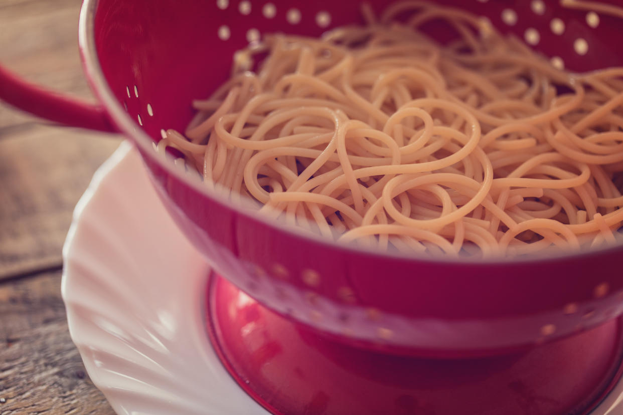 What's the best way to drain pasta? (Getty Images)