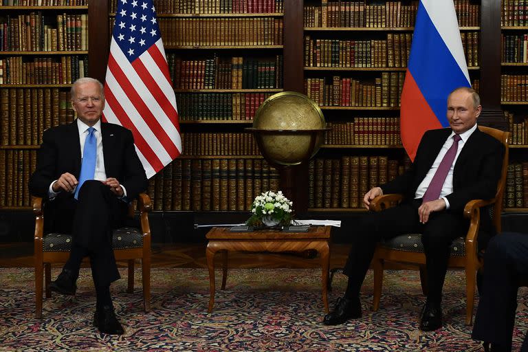 La reunión entre Joe Biden y Vladimir Putin en Ginebra, Suiza.