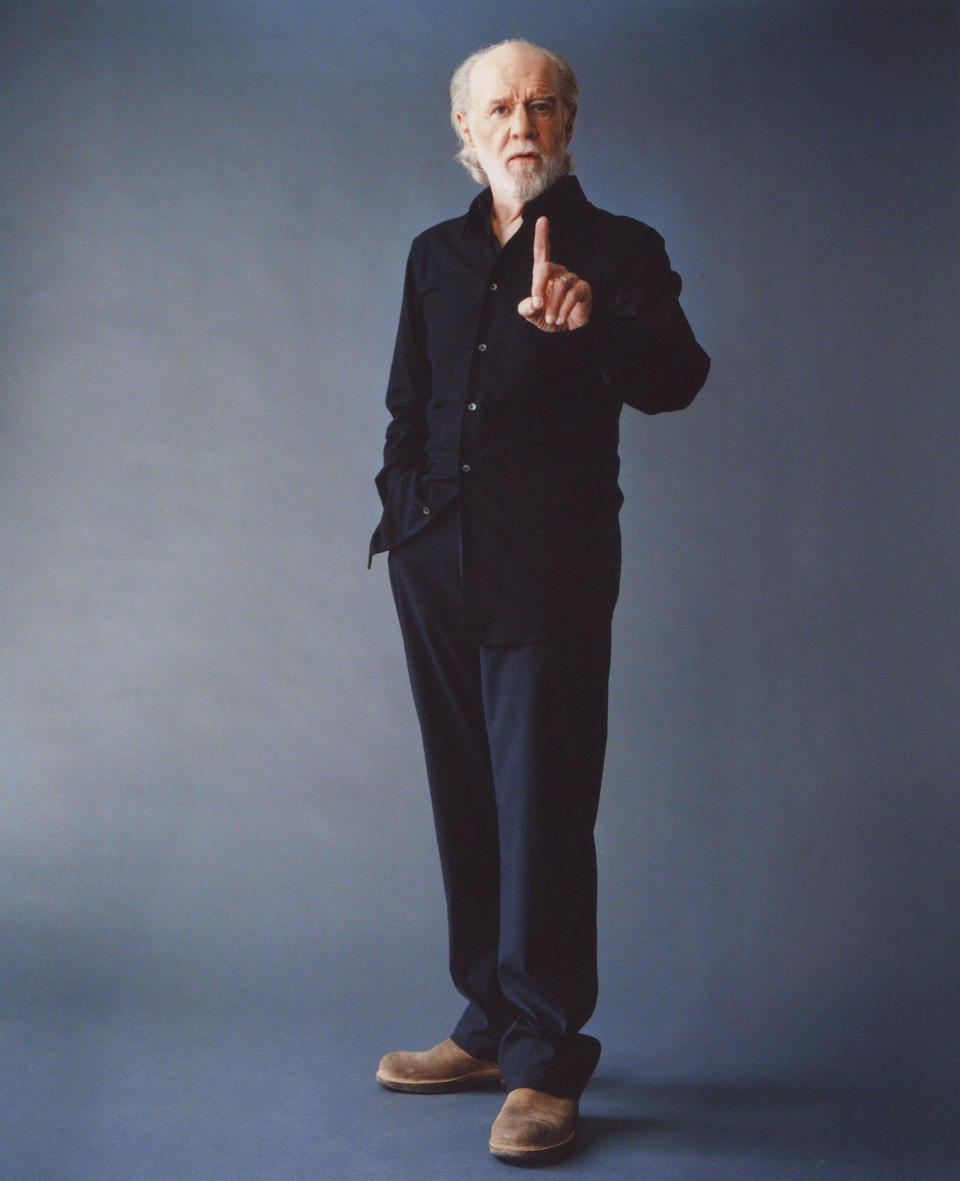 This undated image shows the late comedian George Carlin, star of the HBO documentary "George Carlin's American Dream," airing May 20 on HBO. (George Carlin Estate/HBO via AP)