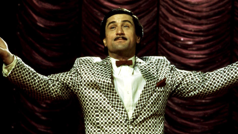 <p> Even Martin Scorsese has withstood bombs in his illustrious career, none more so than The King of Comedy. Robert De Niro plays a delusional aspiring comedian who cooks up a scheme to kidnap his idol, a late-night TV host, and blackmail the network into giving him a spot. Like Scorsese’s other collaboration with De Niro, their legendary 1976 noir Taxi Driver, the ending of The King of Comedy is up for debate. But no matter one’s interpretation, there is no denying that Scorsese’s treatise on the cult of fame – alarmingly prescient of online influencers’ ascendancy – is hypnotic, dark, and nothing to laugh at. </p>