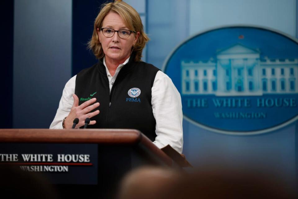 FEMA Administrator Deanne Criswell said she is excited about the “Ready Campaign,” a call to action for Black communities to prepare for natural disasters. The agency had asked community members for “the messages that would help you make the decisions that you need to plan and prepare to protect your family.” (Photo: Chip Somodevilla/Getty Images)