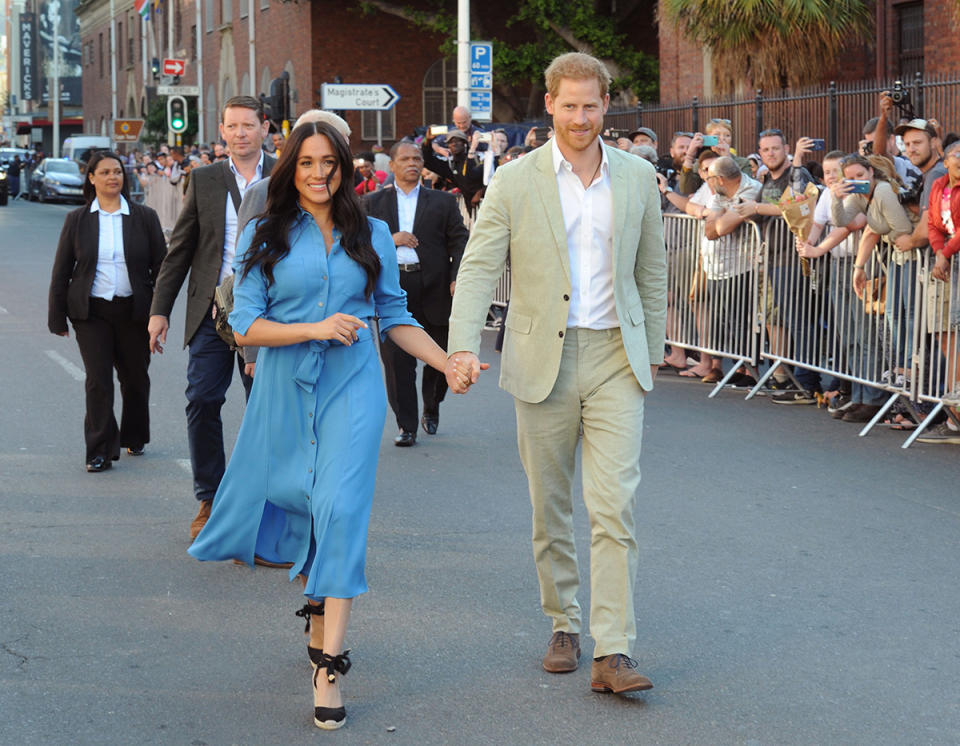 Prince Harry and Meghan Markle in Australia