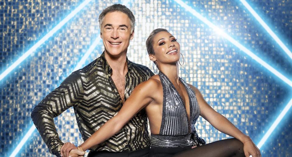 Greg Wise and Karen Hauer will dance their couple's choice. (BBC)