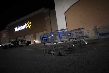 FILE PHOTO: A Walmart store is seen on Thanksgiving day in North Bergan, New Jersey November 22, 2012. REUTERS/Eric Thayer