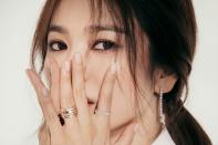 Song Hye-kyo models Bee My Love collection. (PHOTO: Chaumet)