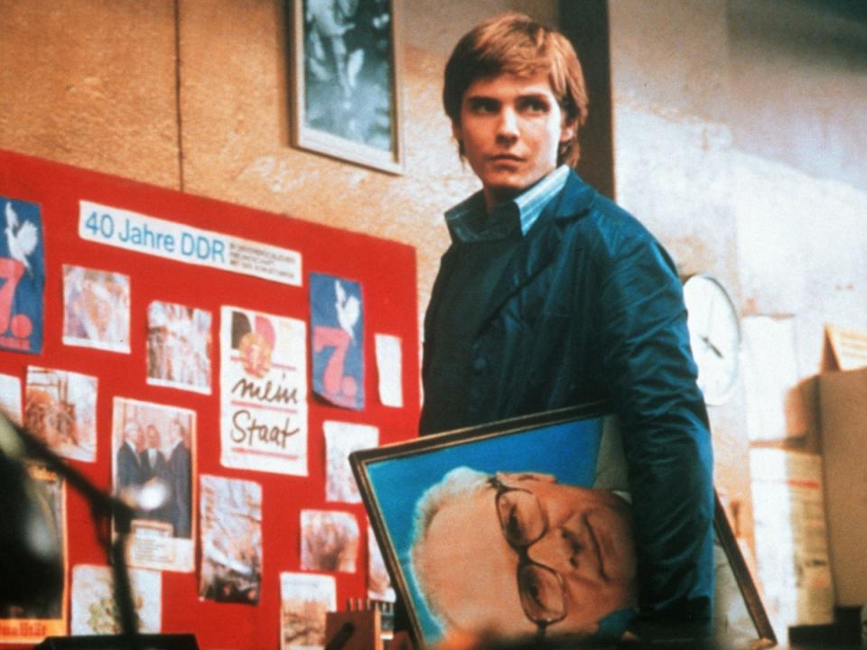 Daniel Brühl at 25 years old in ‘Good Bye Lenin!’ (2003) (Conny Klein/Wdr/X-Filme/Kobal/Shutterstock)