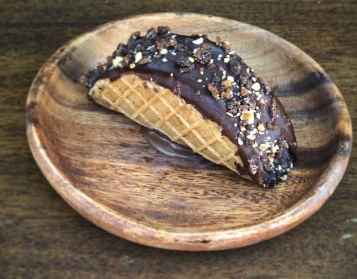 A Choco Taco offered at Thames Street Kitchen.