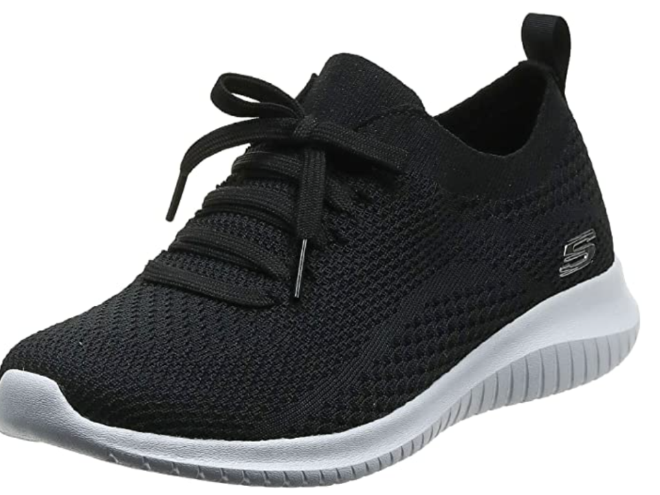 <p><strong>Skechers</strong></p><p>Amazon</p><p><strong>$30.00</strong></p><p><a href="https://www.amazon.com/Skechers-Sport-Womens-Statements-Sneaker/dp/B0851PWLR9/ref=sr_1_6?keywords=sneakers%2Bwomen&qid=1637934504&sr=8-6&th=1&tag=syn-yahoo-20&ascsubtag=%5Bartid%7C2140.g.38024100%5Bsrc%7Cyahoo-us" rel="nofollow noopener" target="_blank" data-ylk="slk:Shop Now;elm:context_link;itc:0;sec:content-canvas" class="link ">Shop Now</a></p><p><strong><del>$65.00</del> $30</strong> <strong>(54% off)</strong></p><p>Extremely lightweight, these feature a super flexible sole and memory foam insole that's made with cooling technology. They're perfect for long runs (2022 resolutions, anyone?). </p>