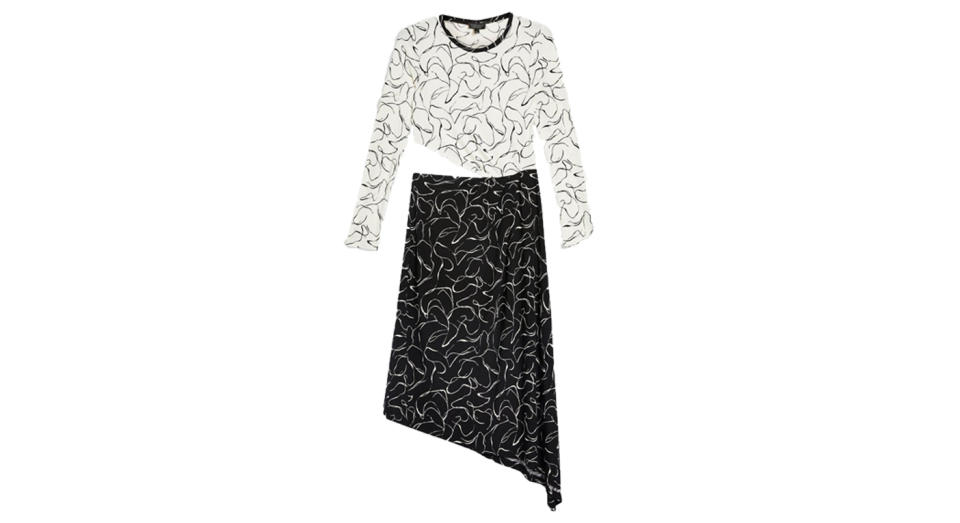 Topshop Scribble Mix and Match Dress £39