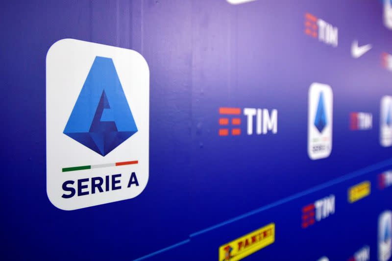 FILE PHOTO: Italy's Lega Serie A headquarters in Milan