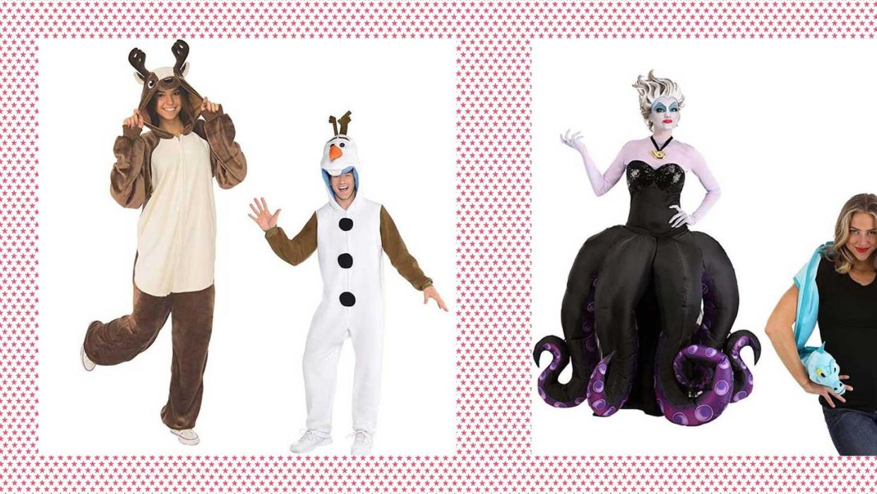 disney couples costumes sven and olaf and ursela and flotsam and jetsam