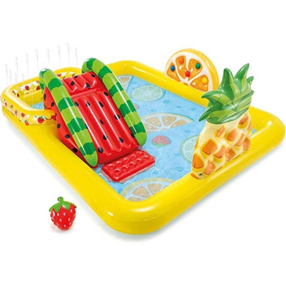 4) Fun 'N Fruity Inflatable Pool Play Center