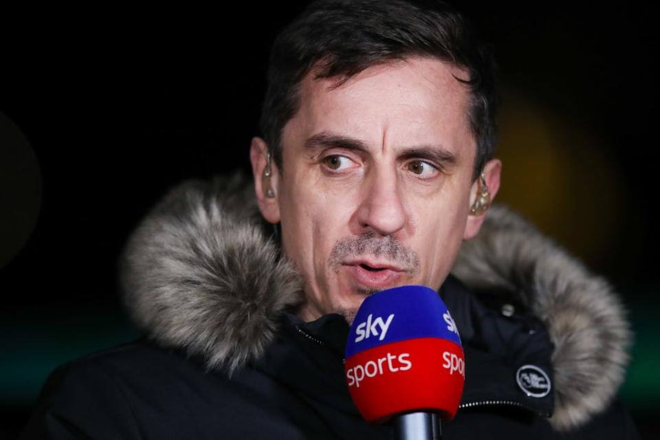 Gary Neville had his say on Arsenal’s top-four bid (Isaac Parkin/PA) (PA Wire)