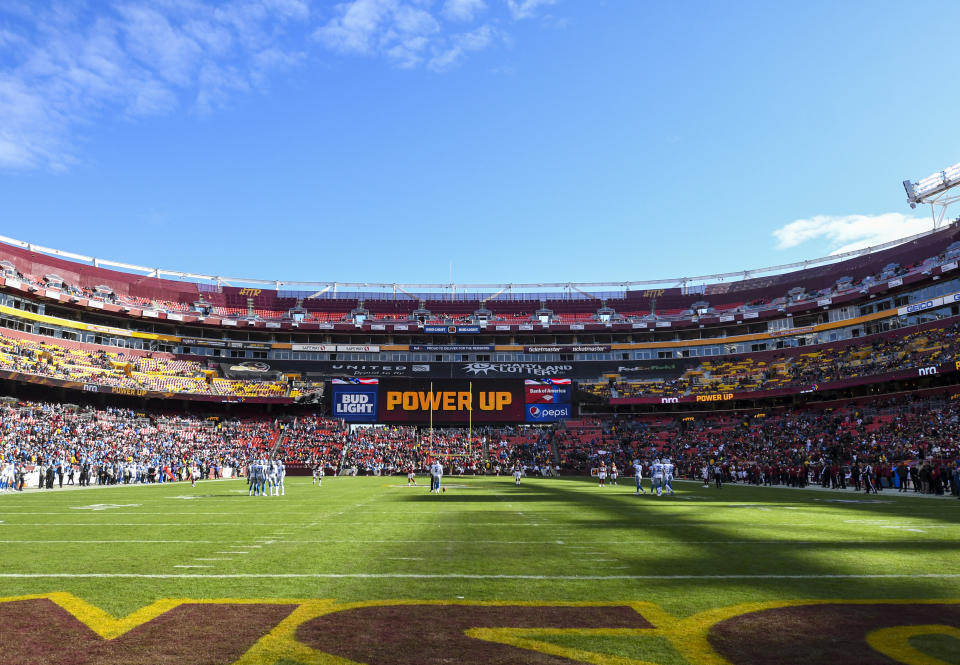 Washington will go by "Washington Football Team" this fall. (Photo by Mark Goldman/Icon Sportswire via Getty Images)