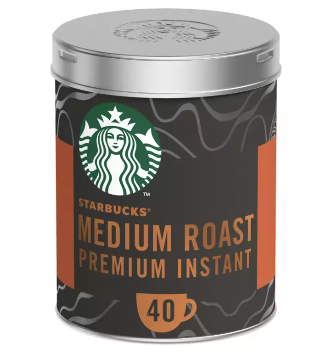 STARBUCKS Medium Roast Premium Instant Coffee Tin