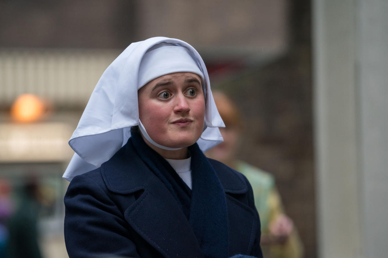 Ella Bruccoleri as Sister Frances (Nealstreet Productions/Sophie Mutevelian/BBC/PA)