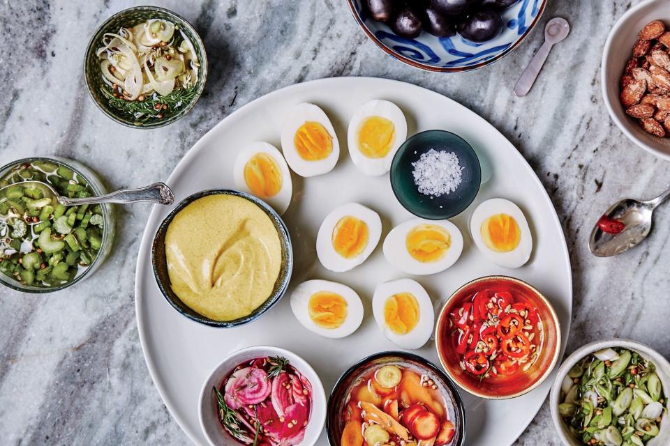 Relish Tray With D.I.Y. Eggs