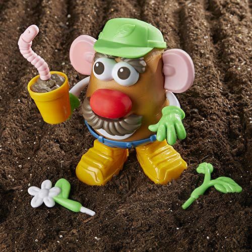 <p><strong>Mr Potato Head</strong></p><p>amazon.com</p><p><strong>$14.99</strong></p><p><a href="https://www.amazon.com/dp/B0856JKL7C?tag=syn-yahoo-20&ascsubtag=%5Bartid%7C10050.g.34271969%5Bsrc%7Cyahoo-us" rel="nofollow noopener" target="_blank" data-ylk="slk:Shop Now;elm:context_link;itc:0;sec:content-canvas" class="link ">Shop Now</a></p><p>Constructed of plant based plastic and almost no plastic packaging? Mr Potato Head is doing his part to save our planet. This new, eco friendly set comes with 15 parts to create whacky faces. </p>