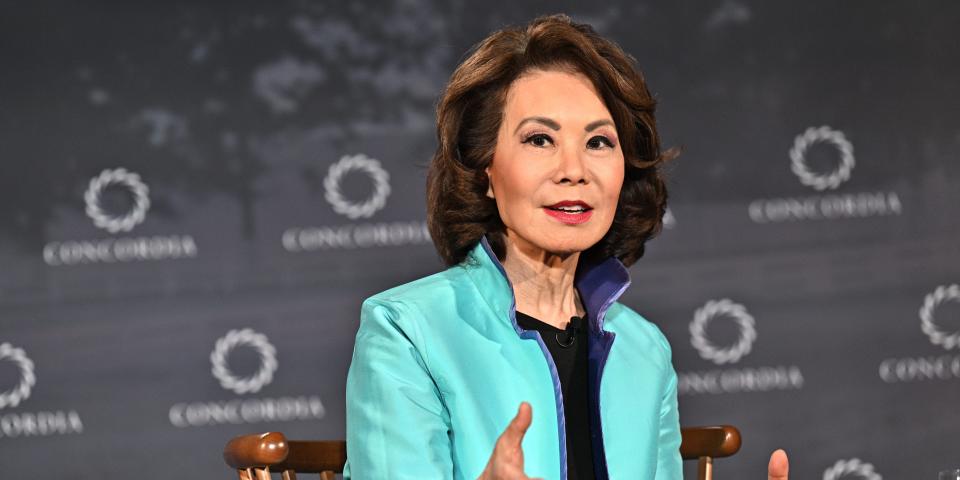 Elaine Chao at the 2022 Concordia Lexington Summit in Lexington, Kentucky.