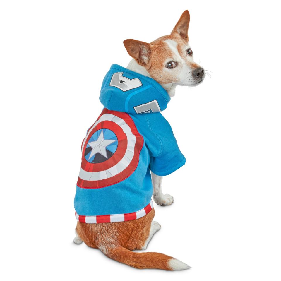 Marvel Avengers Captain America Dog Hoodie