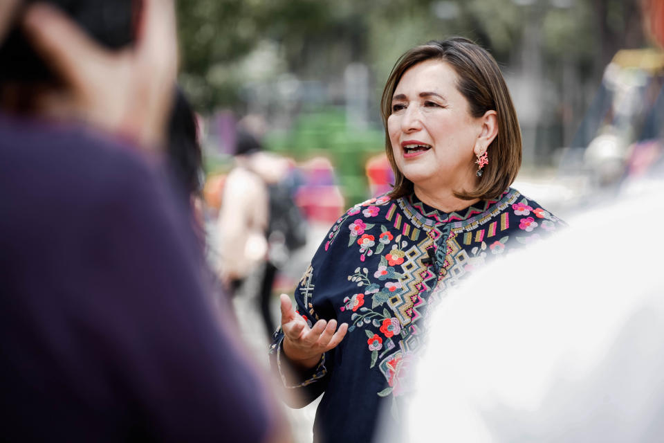 Xóchitl Gálvez, candidata al Senado de México por la coalición Por México al Frente | Foto: Josué Parra / Yahoo