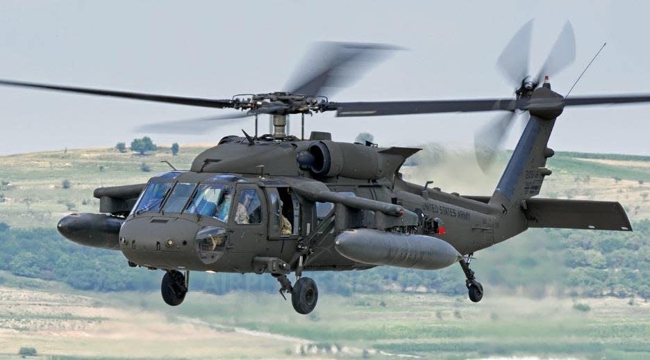 US Army helicopter UH-60M Black Hawk