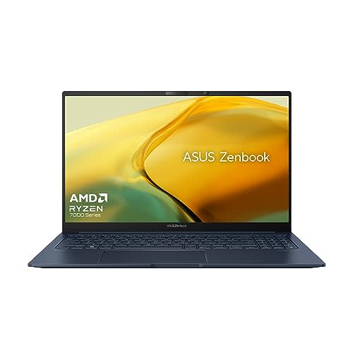 ASUS Zenbook 15 Laptop, 15.6â€ FHD Display, AMD Ryzen 5 7535U CPU, AMD Radeon Graphics, 16GB RA…