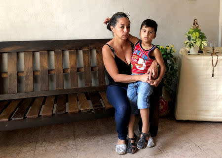 Isabel Pino, mother of Yohendry Fernandez, a 27-year-old man killed on January 24, 2019 after days of protest against Venezuelan President Nicolas Maduro's government, poses for a picture during an interview with Reuters at Jose Felix Ribas neighborhood in Caracas, Venezuela January 31, 2019. REUTERS/Angus Berwick