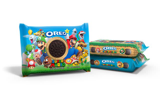 <p>Nasbisco</p> New packages from the Oreo X Super Mario collaboration