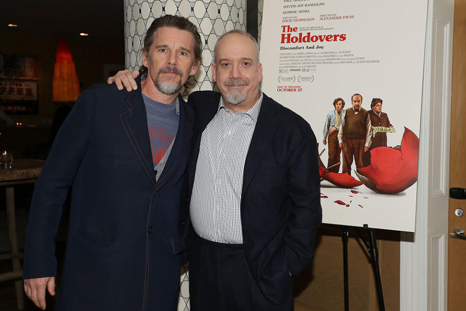 Paul Giamatti and Ethan Hawke at a Special Screening of THE HOLDOVERS for SAG/AFTRA Members.