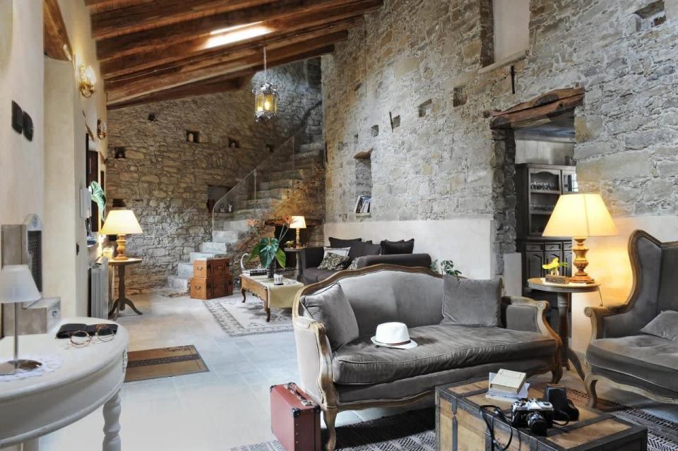 <p>This B&B is in the comune of Mandas in southern Sardinia. It was built in the 17th century and, after a stint as a post station, it’s now a characterful inn. The country house is on the hills of Trexenta in the centre of what was once a Spanish duchy. <br> <br>Family-run <a href="https://www.booking.com/hotel/it/antica-locanda-lunetta.en-gb.html?aid=1922306&label=best-hotels-sardinia" rel="nofollow noopener" target="_blank" data-ylk="slk:Antica Locanda Lunetta" class="link ">Antica Locanda Lunetta</a> is full of souvenirs and stories passed down through the generations – the current custodians’ great-grandparents Calogero and Dondina Lunetta welcomed DH Lawrence and his wife Frieda when they travelled to Sardinia in 1921.</p><p><a class="link " href="https://www.booking.com/hotel/it/antica-locanda-lunetta.en-gb.html?aid=1922306&label=best-hotels-sardinia" rel="nofollow noopener" target="_blank" data-ylk="slk:CHECK AVAILABILITY">CHECK AVAILABILITY</a></p>