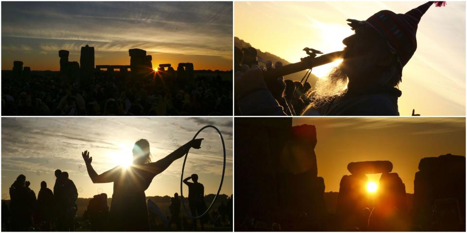 <p><strong>Every year, revellers and druids flock to Stonehenge in Wiltshire to celebrate the <span class="redactor-unlink">summer solstice</span> – and this June was no different.</strong></p><p>Thousands gathered at the prehistoric ring of standing stones to mark the longest day of the year, on June 21st, and watch the sun rise. Luck was on their side for this year’s annual festivities as the skies remained clear and the sun shone strikingly over the Neolithic monument. </p><p>The date marks the first official day of summer and is the time when the northern hemisphere is tilted closest to the sun. To honour the occasion, English Heritage opens up the stones for public access, which are usually cordoned off from visitors.</p><p>Here are some of the best pictures capturing this year's special midsummer event...</p>